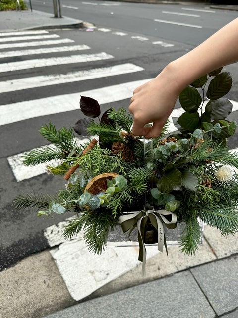 Acrylic Enchantment Christmas Foliage Box