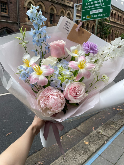 Sunset I wrapped flower