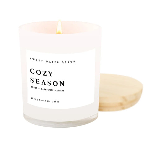 Soy Candle - White Jar -11oz