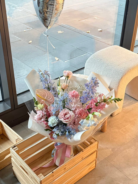 Sunset I wrapped flower