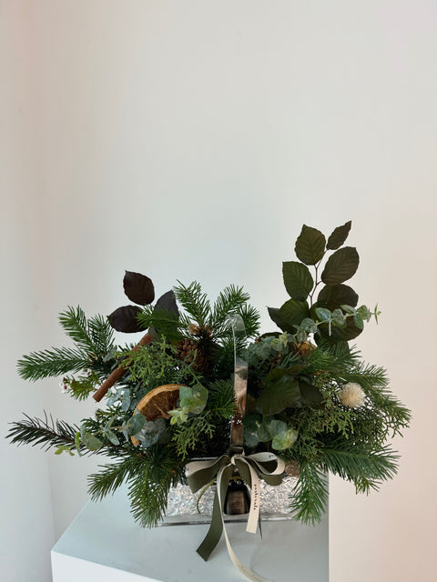 Acrylic Enchantment Christmas Foliage Box